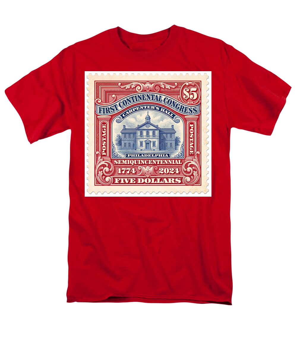First Continental Congress $5 2 1 - Men's T-Shirt  (Regular Fit)