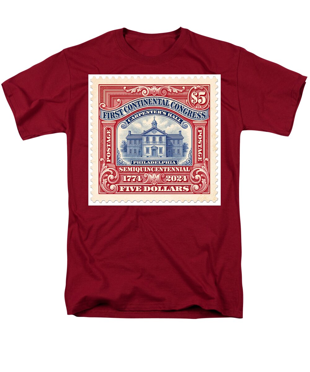 First Continental Congress $5 2 1 - Men's T-Shirt  (Regular Fit)