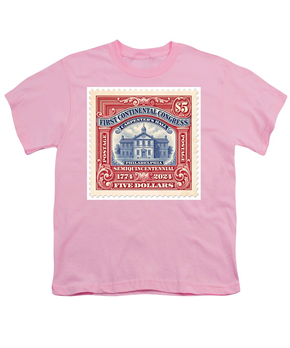 First Continental Congress $5 2 1 - Youth T-Shirt