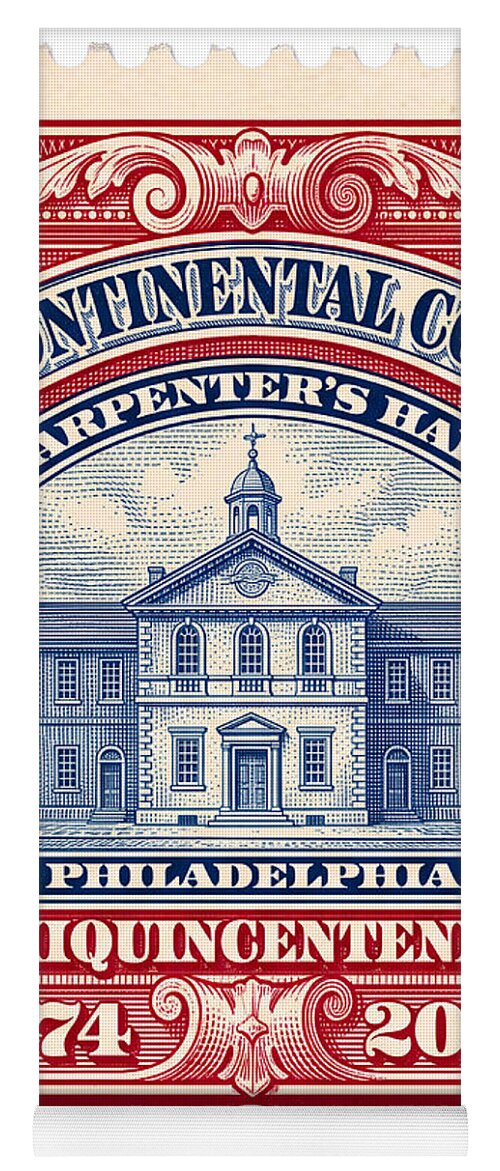 First Continental Congress $5 2 1 - Yoga Mat