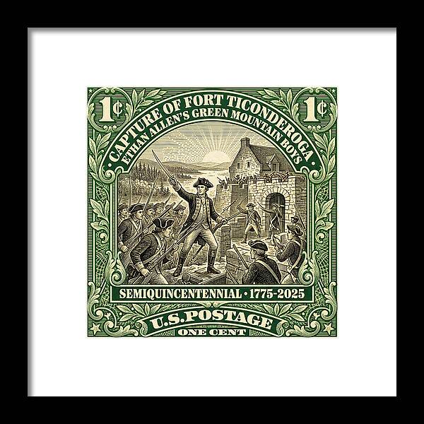 Fort Ticonderoga 1c 1 - Framed Print