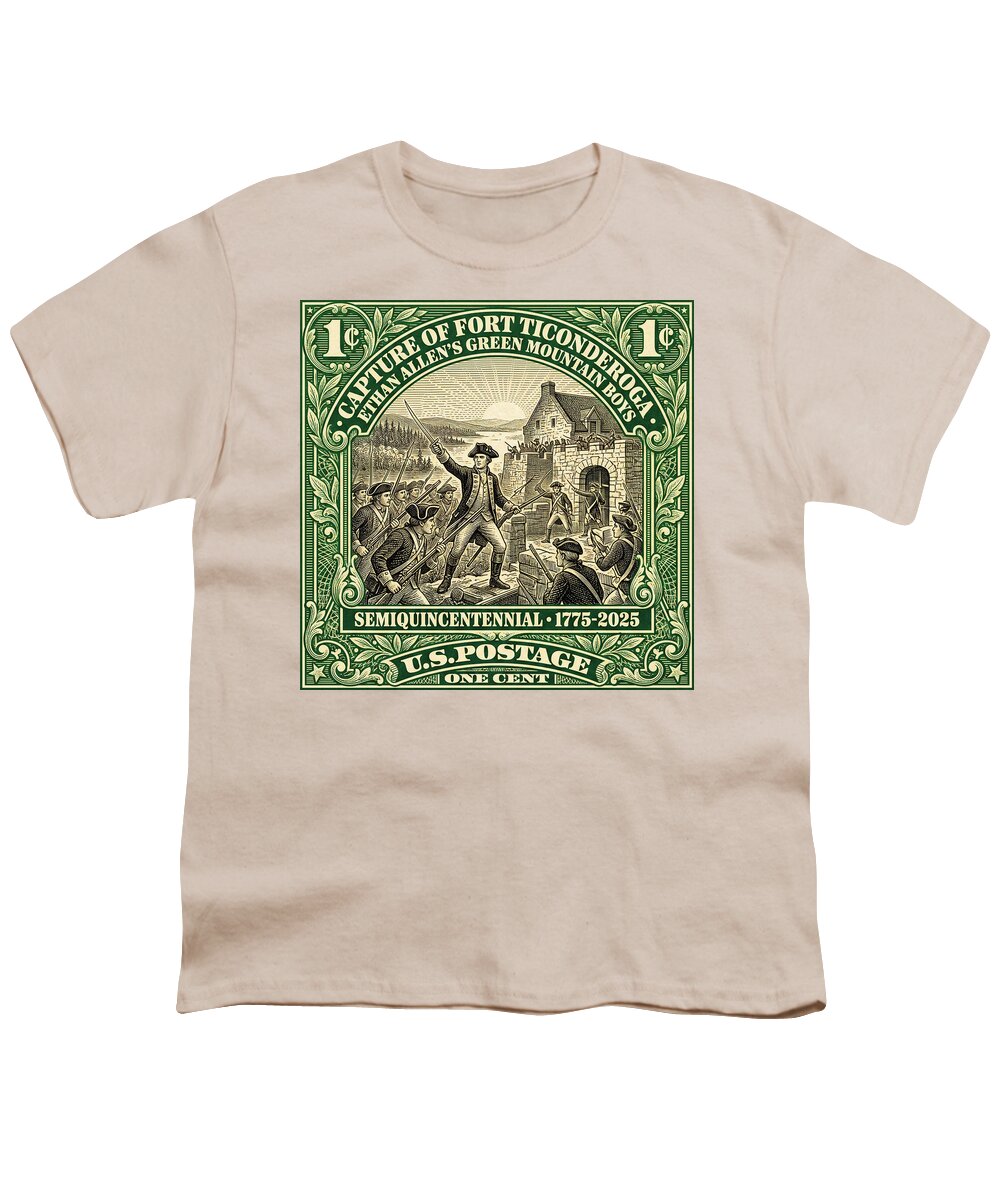 Fort Ticonderoga 1c 1 - Youth T-Shirt
