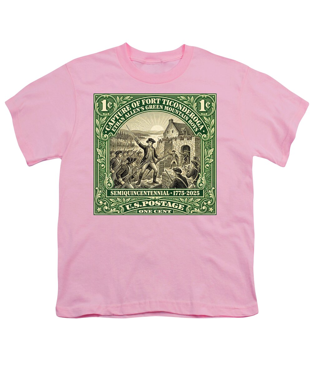 Fort Ticonderoga 1c 1 - Youth T-Shirt