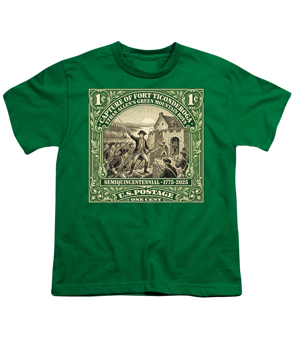 Fort Ticonderoga 1c 1 - Youth T-Shirt