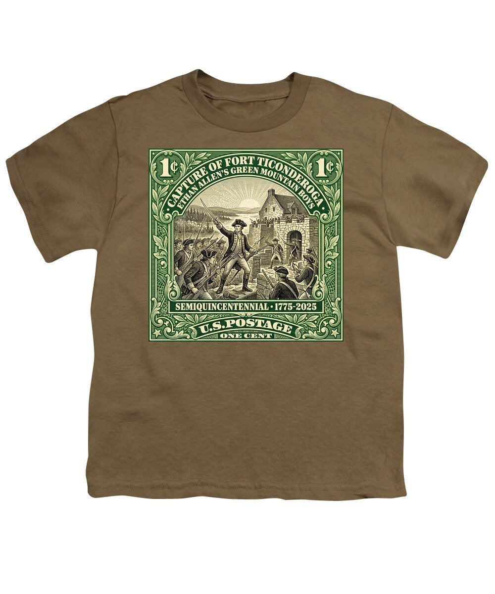 Fort Ticonderoga 1c 1 - Youth T-Shirt