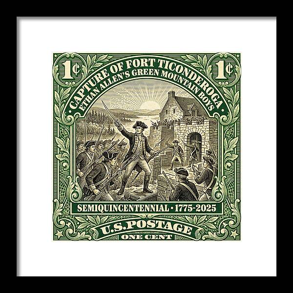 Fort Ticonderoga 1c 1 - Framed Print