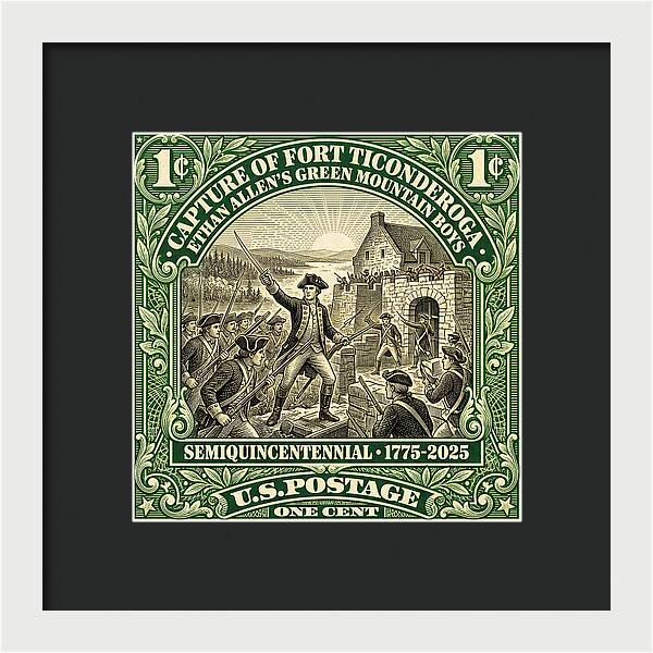 Fort Ticonderoga 1c 1 - Framed Print