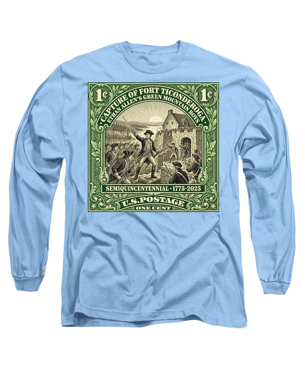 Fort Ticonderoga 1c 1 - Long Sleeve T-Shirt