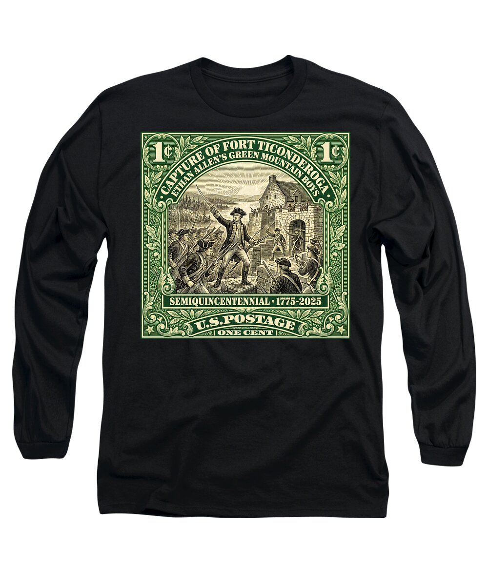 Fort Ticonderoga 1c 1 - Long Sleeve T-Shirt