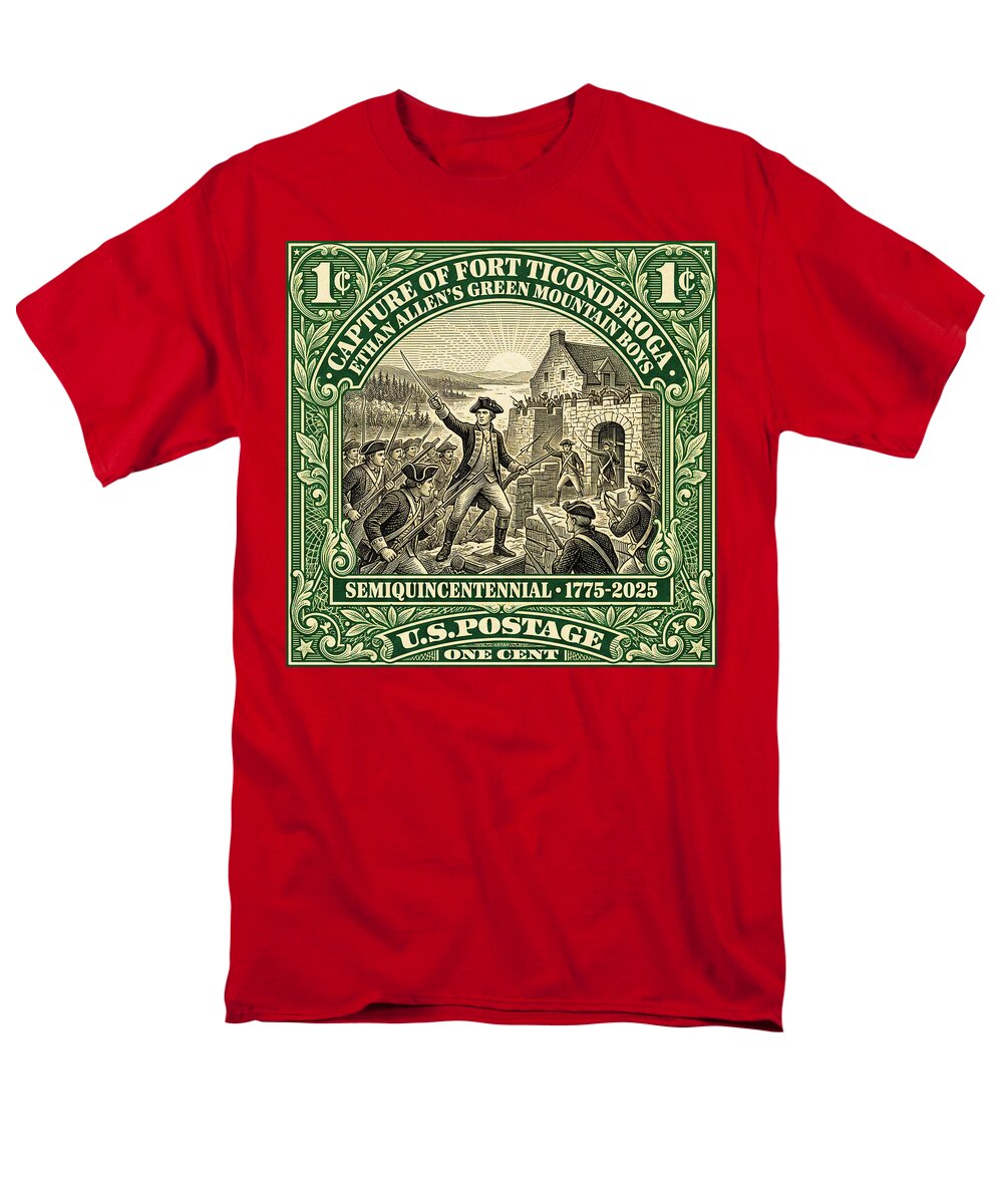 Fort Ticonderoga 1c 1 - Men's T-Shirt  (Regular Fit)