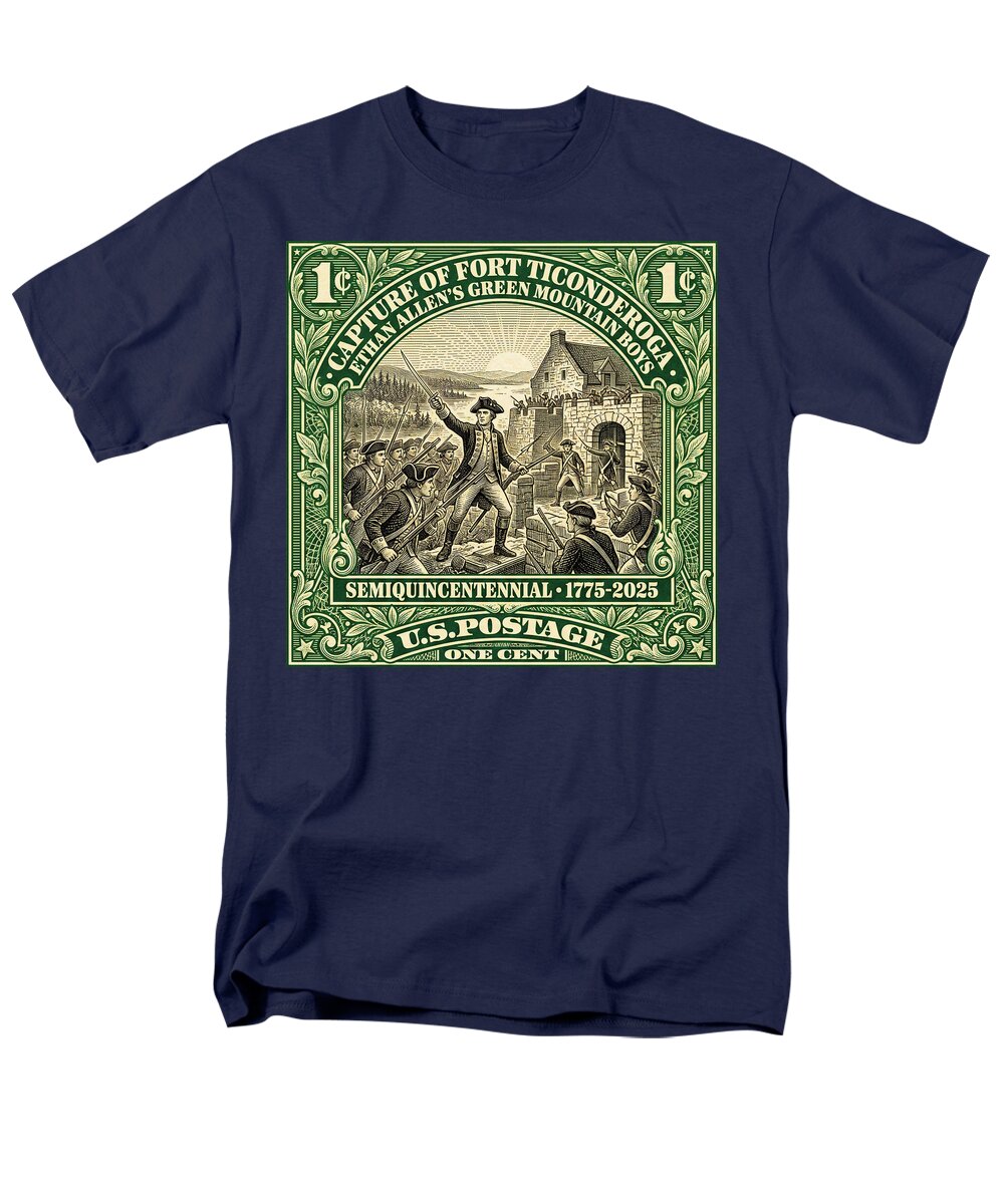 Fort Ticonderoga 1c 1 - Men's T-Shirt  (Regular Fit)