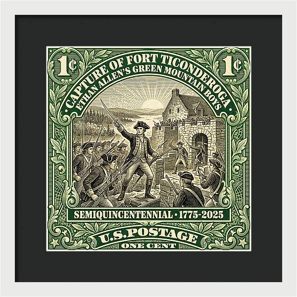 Fort Ticonderoga 1c 1 - Framed Print