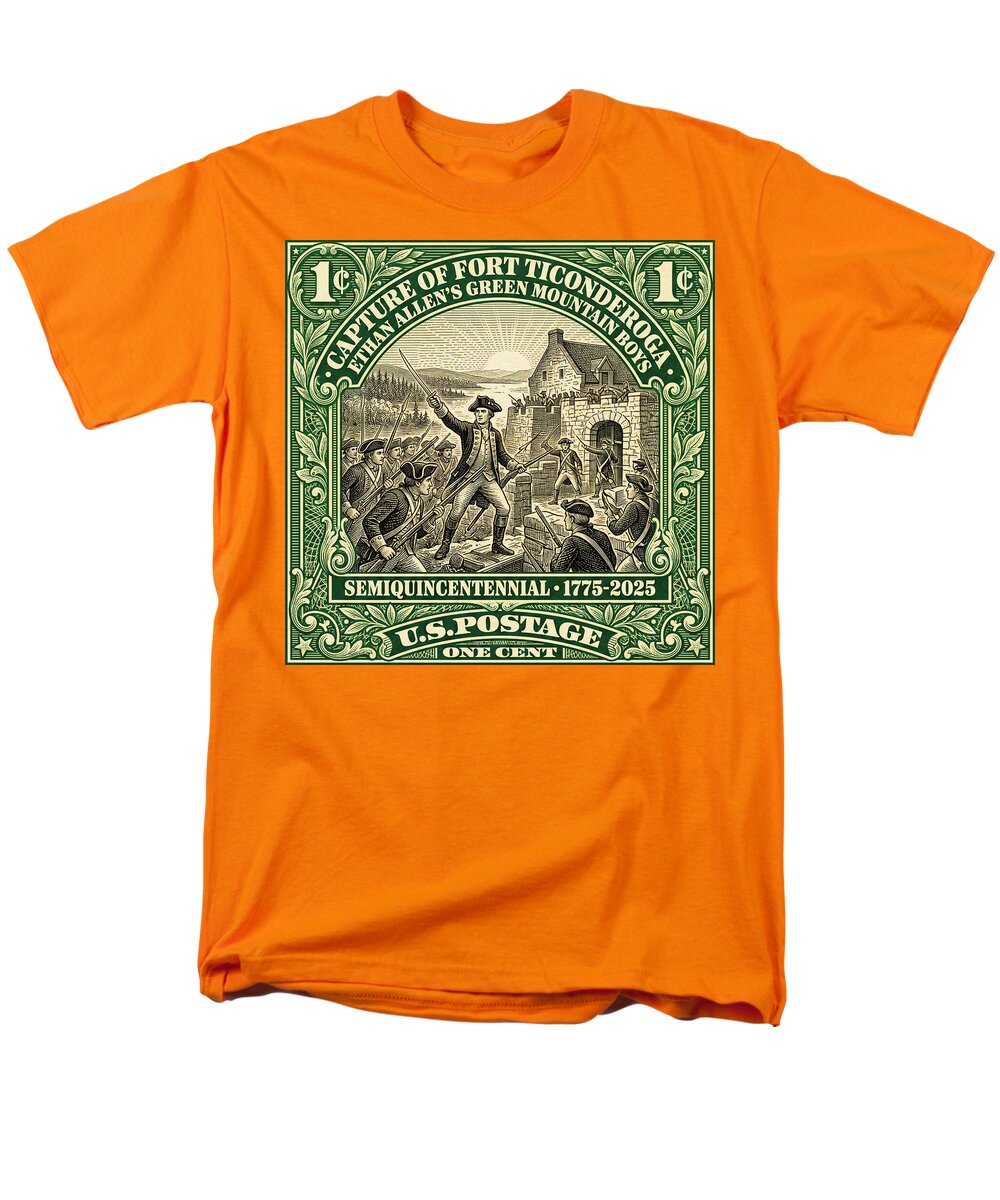 Fort Ticonderoga 1c 1 - Men's T-Shirt  (Regular Fit)