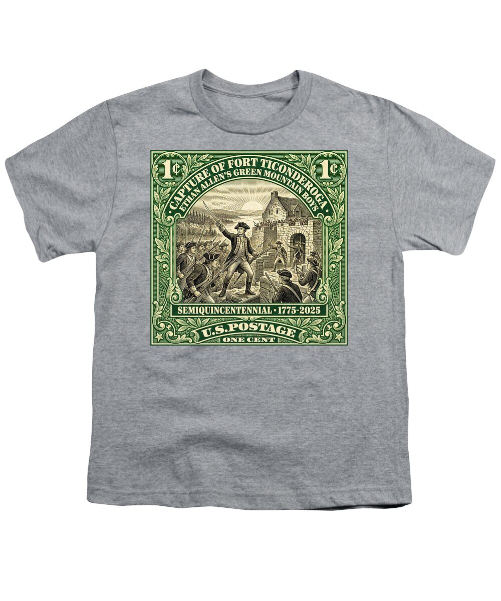 Fort Ticonderoga 1c 1 - Youth T-Shirt