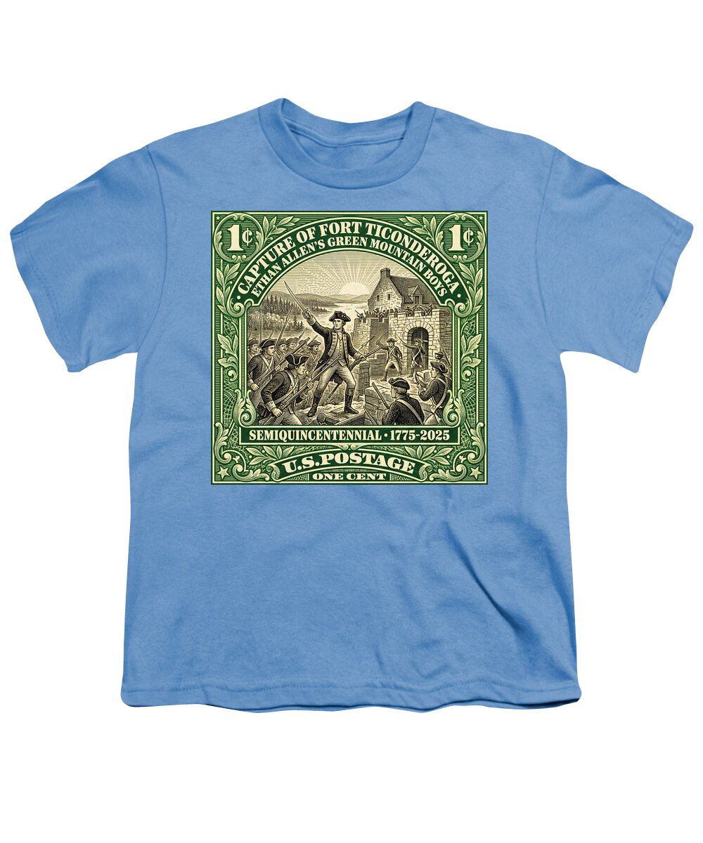 Fort Ticonderoga 1c 1 - Youth T-Shirt