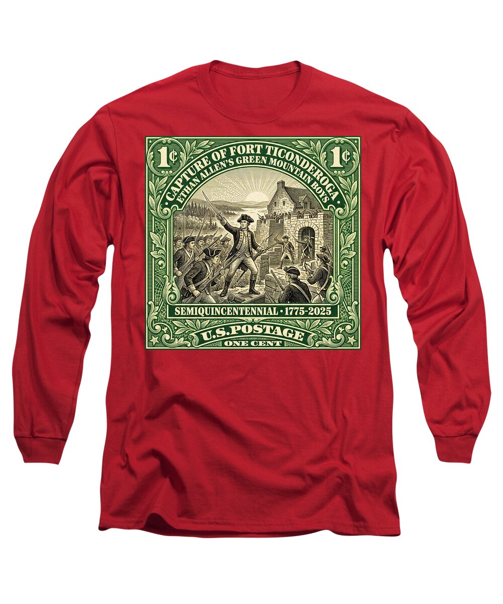 Fort Ticonderoga 1c 1 - Long Sleeve T-Shirt