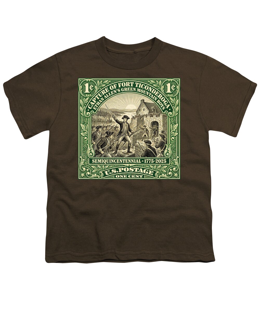 Fort Ticonderoga 1c 1 - Youth T-Shirt
