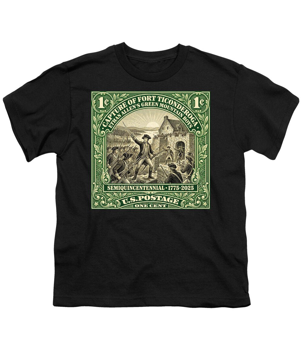 Fort Ticonderoga 1c 1 - Youth T-Shirt