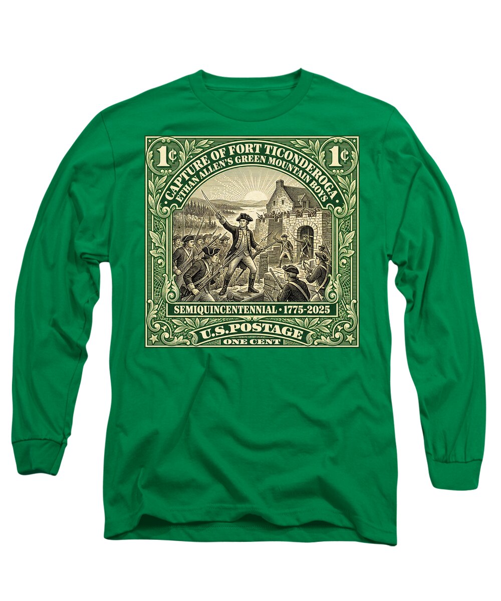Fort Ticonderoga 1c 1 - Long Sleeve T-Shirt