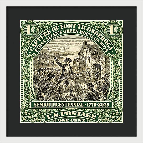 Fort Ticonderoga 1c 1 - Framed Print