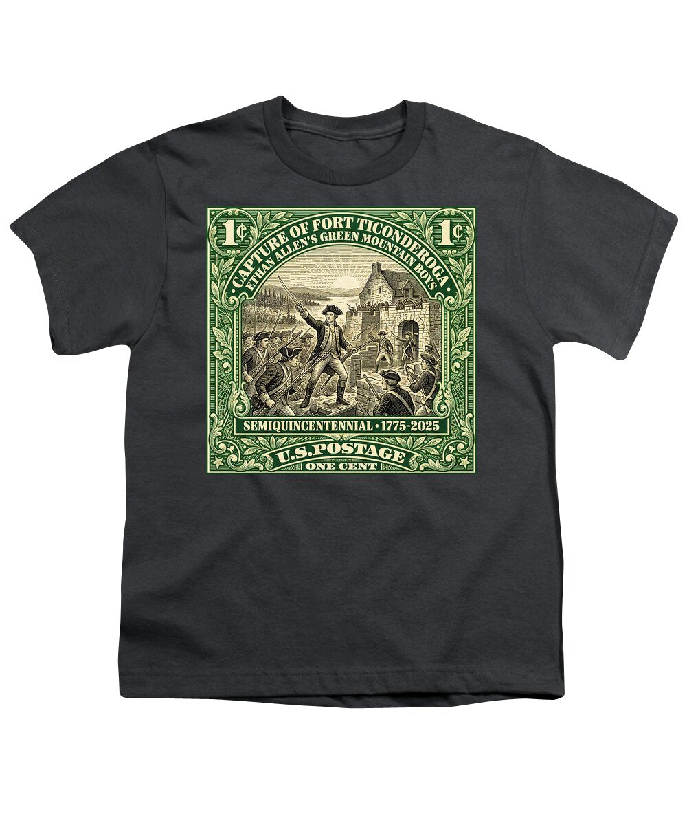 Fort Ticonderoga 1c 1 - Youth T-Shirt