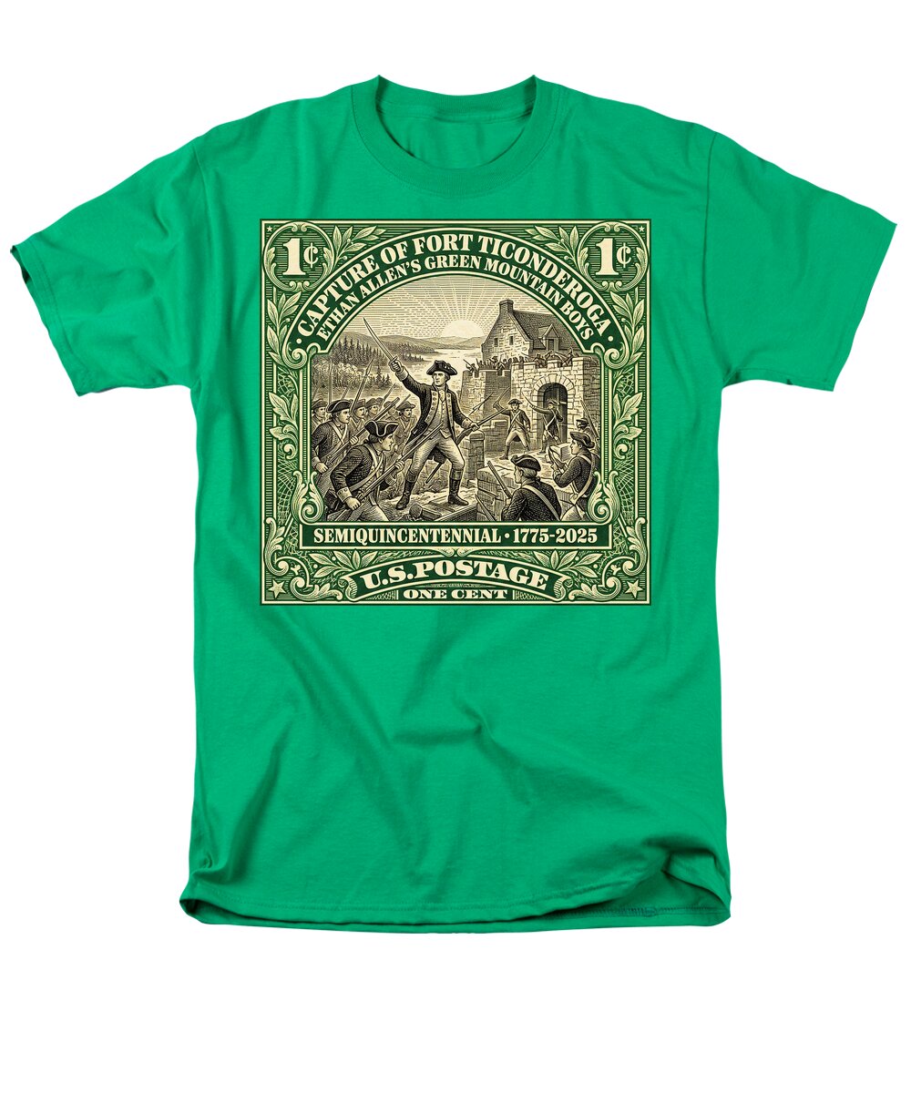 Fort Ticonderoga 1c 1 - Men's T-Shirt  (Regular Fit)