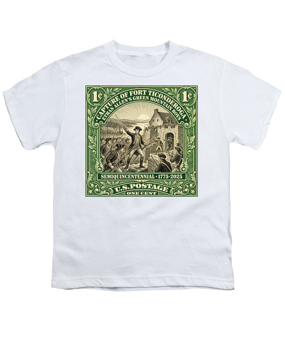 Fort Ticonderoga 1c 1 - Youth T-Shirt