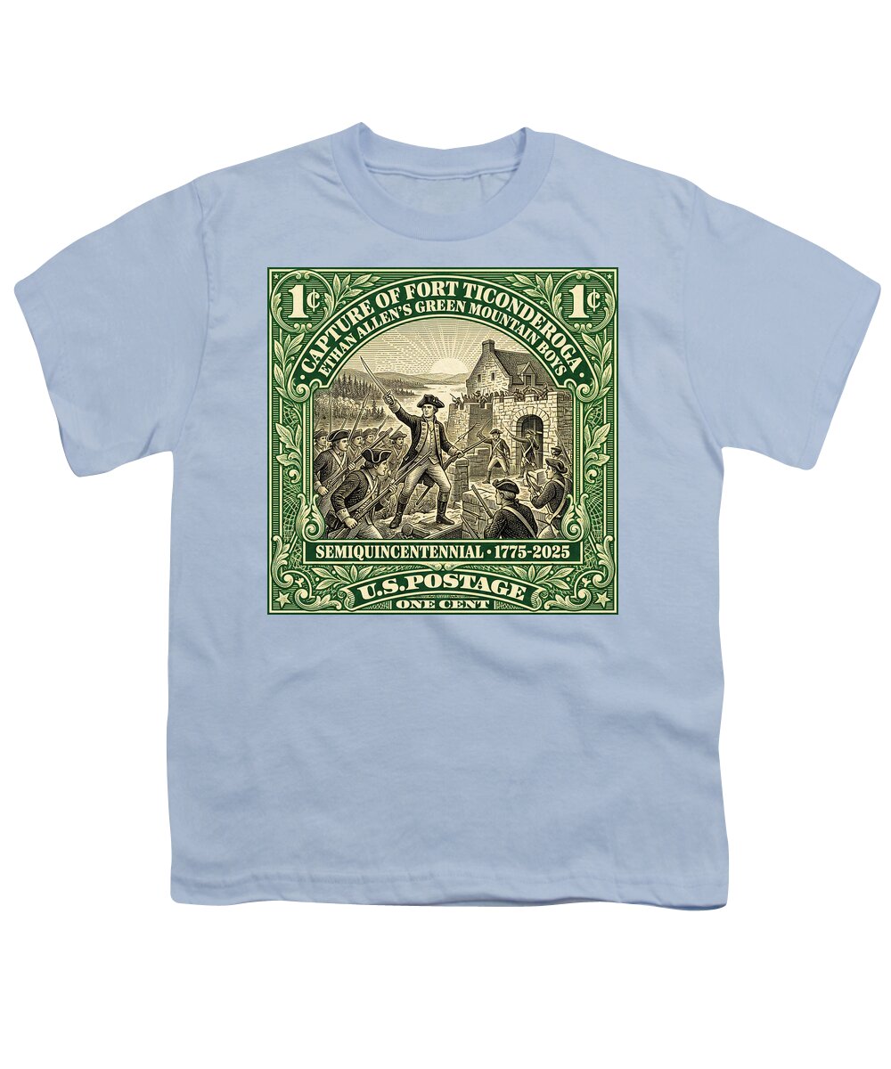 Fort Ticonderoga 1c 1 - Youth T-Shirt