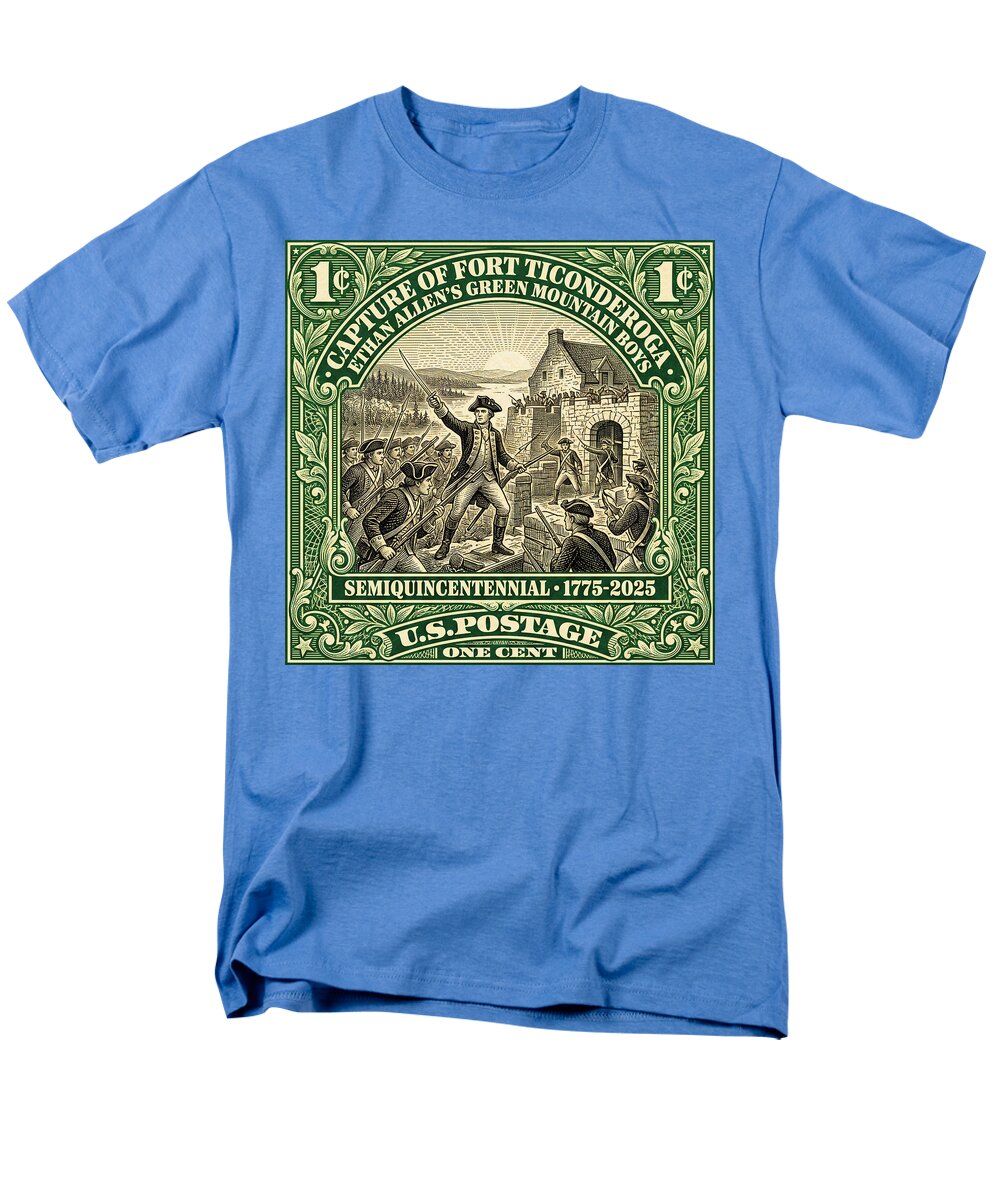 Fort Ticonderoga 1c 1 - Men's T-Shirt  (Regular Fit)