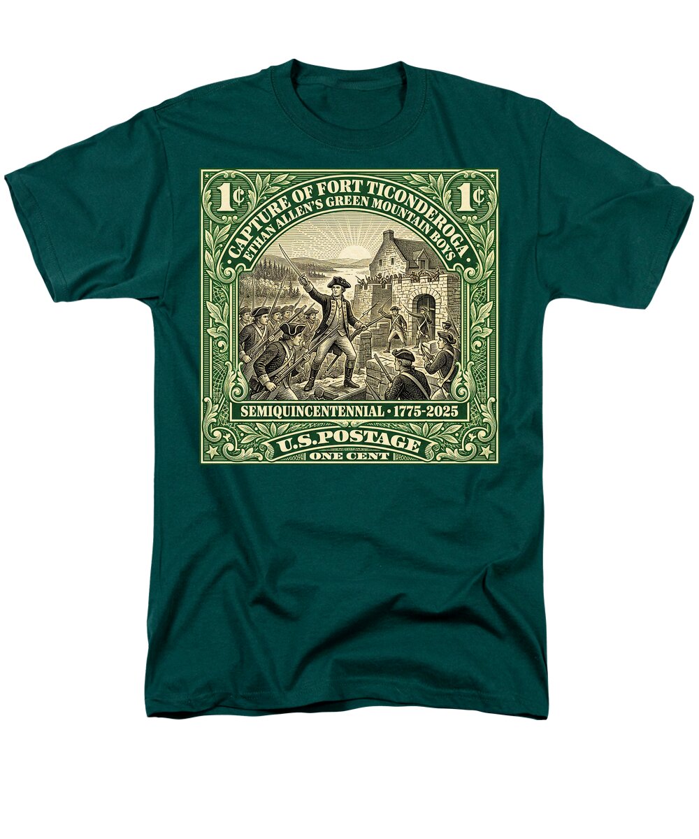Fort Ticonderoga 1c 1 - Men's T-Shirt  (Regular Fit)