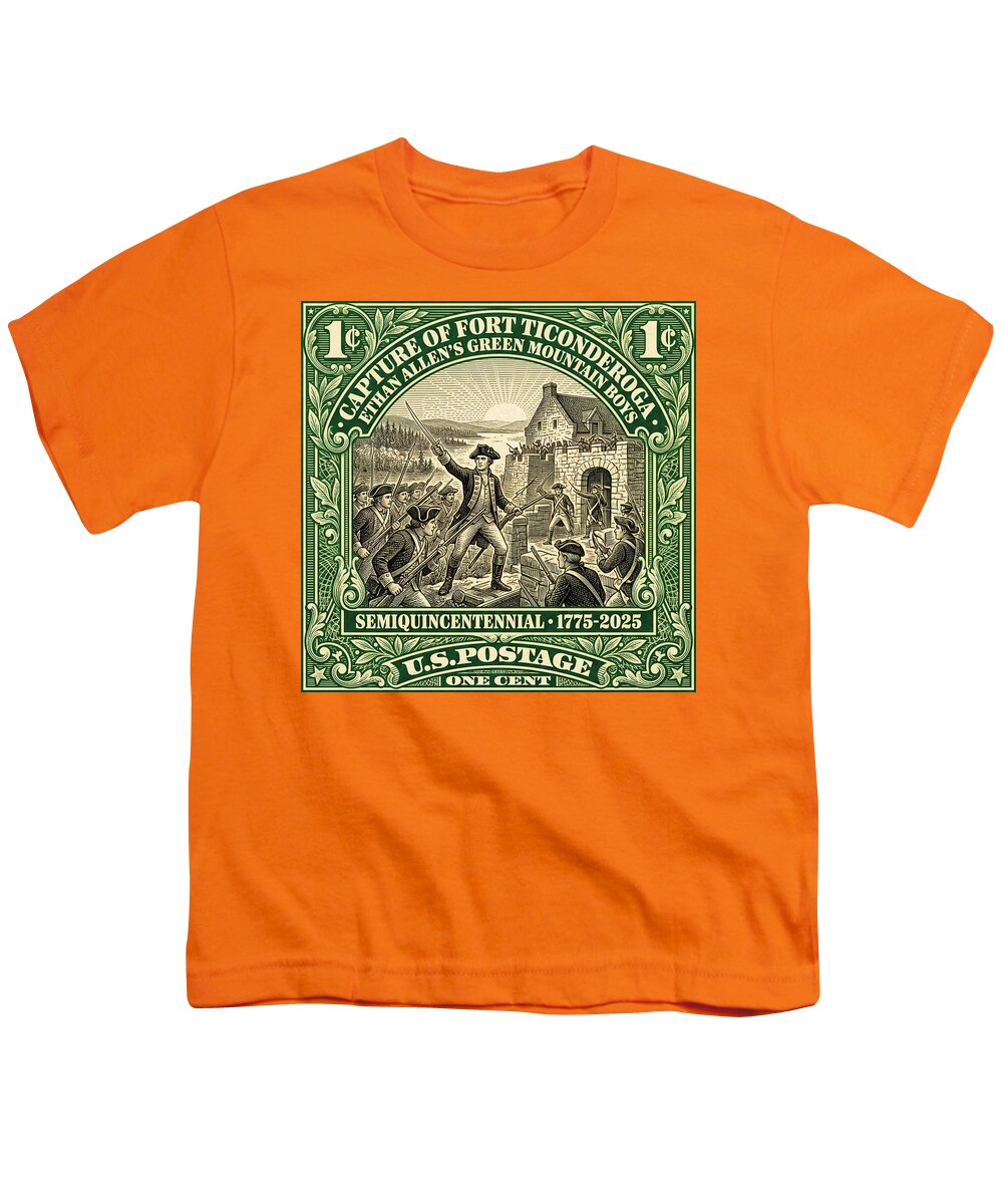 Fort Ticonderoga 1c 1 - Youth T-Shirt