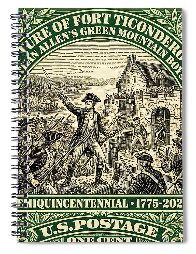 Fort Ticonderoga 1c 1 - Spiral Notebook