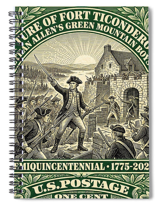 Fort Ticonderoga 1c 1 - Spiral Notebook