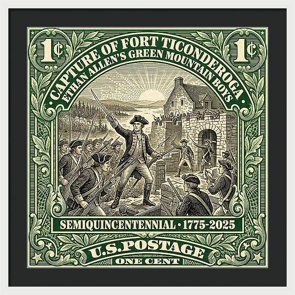 Fort Ticonderoga 1c 1 - Framed Print
