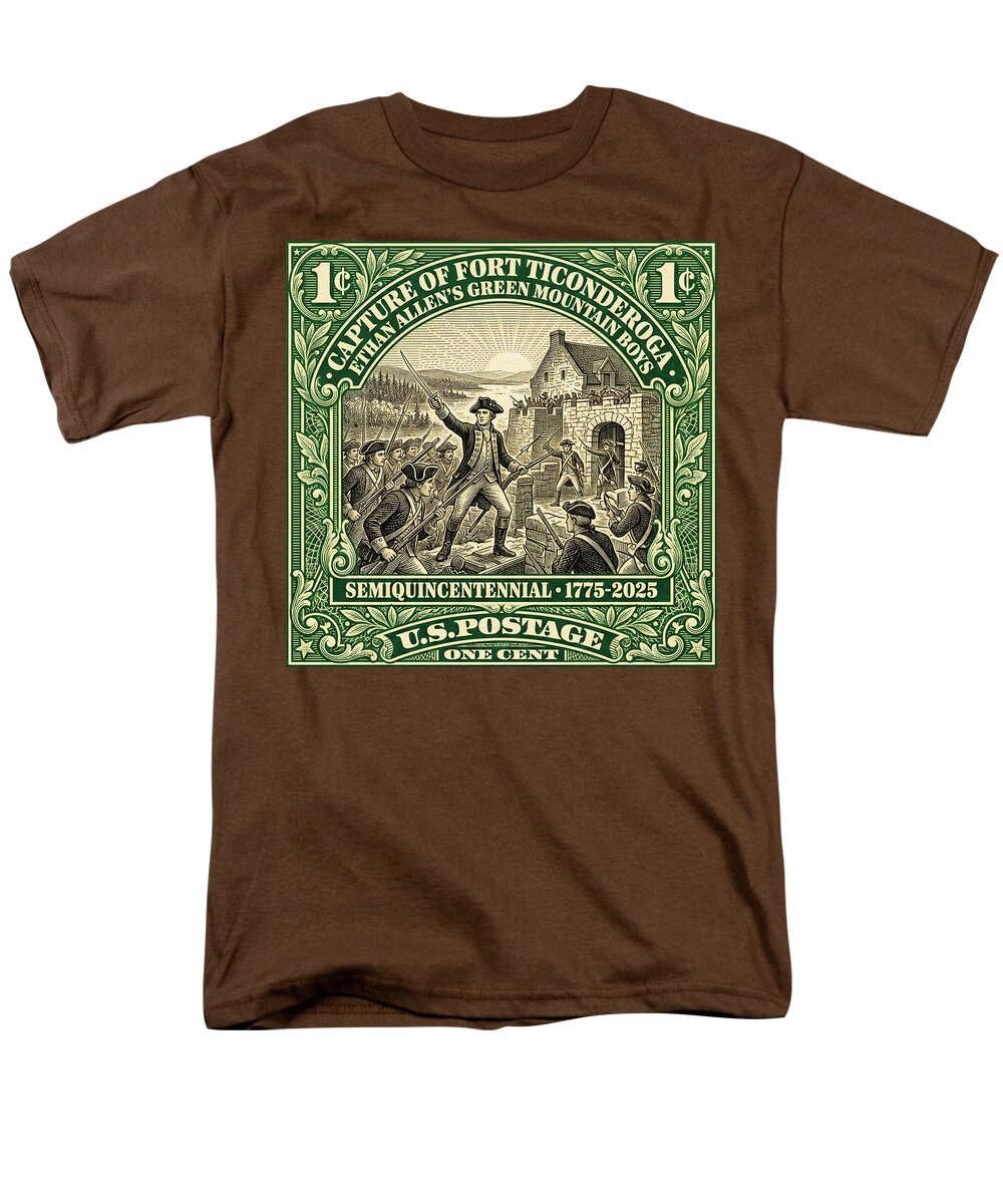 Fort Ticonderoga 1c 1 - Men's T-Shirt  (Regular Fit)