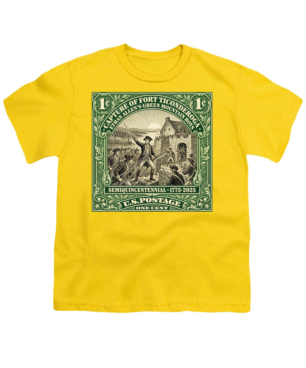 Fort Ticonderoga 1c 1 - Youth T-Shirt