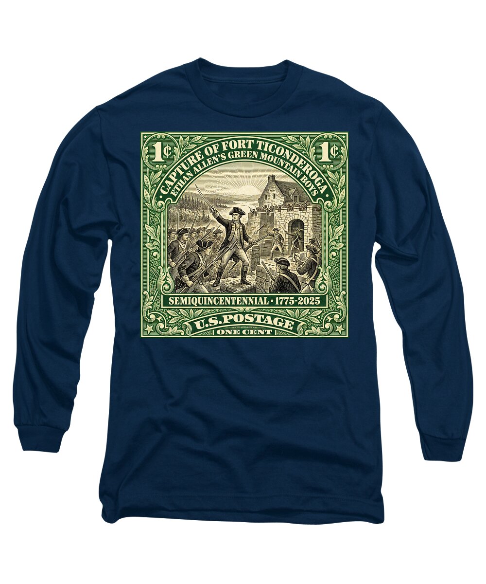 Fort Ticonderoga 1c 1 - Long Sleeve T-Shirt