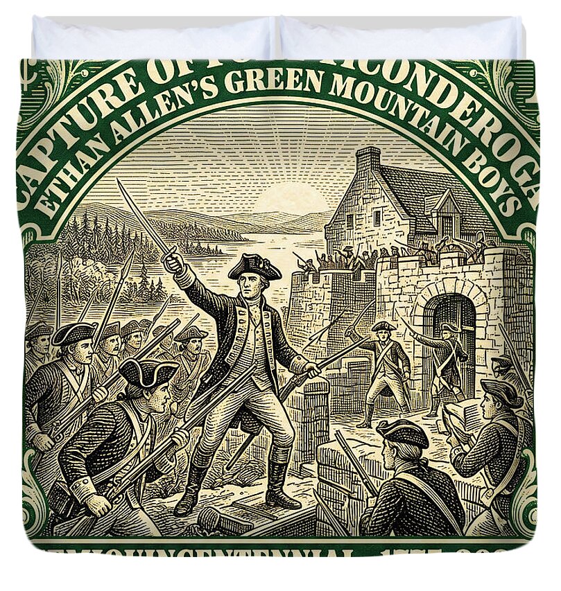 Fort Ticonderoga 1c 1 - Duvet Cover