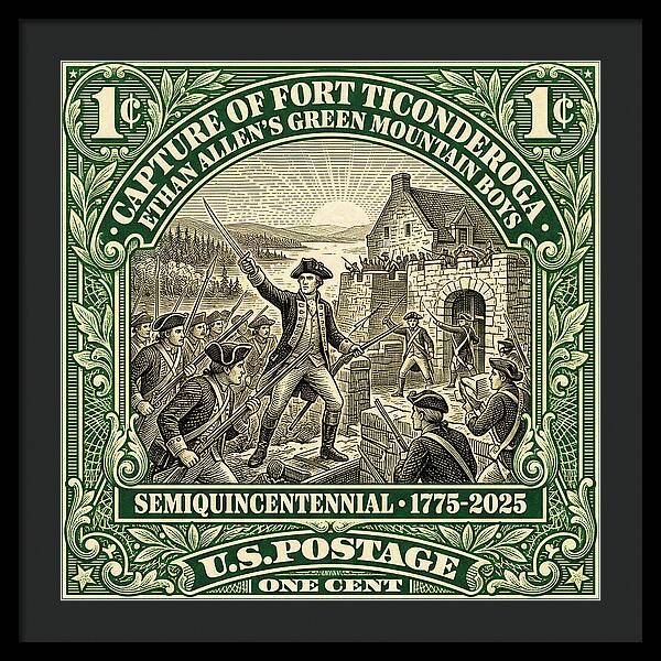 Fort Ticonderoga 1c 1 - Framed Print