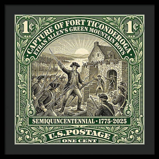 Fort Ticonderoga 1c 1 - Framed Print