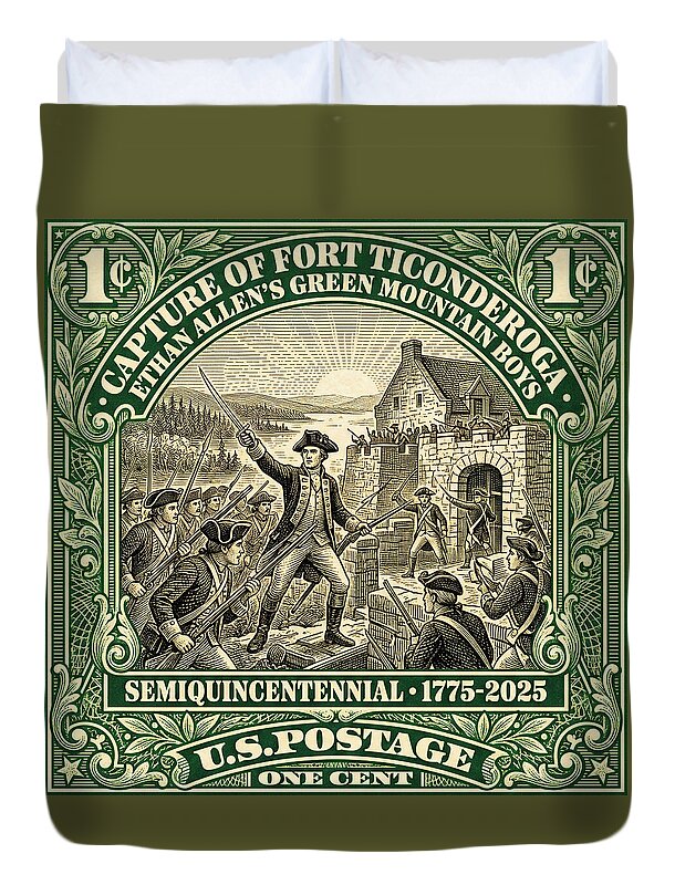 Fort Ticonderoga 1c 1 - Duvet Cover