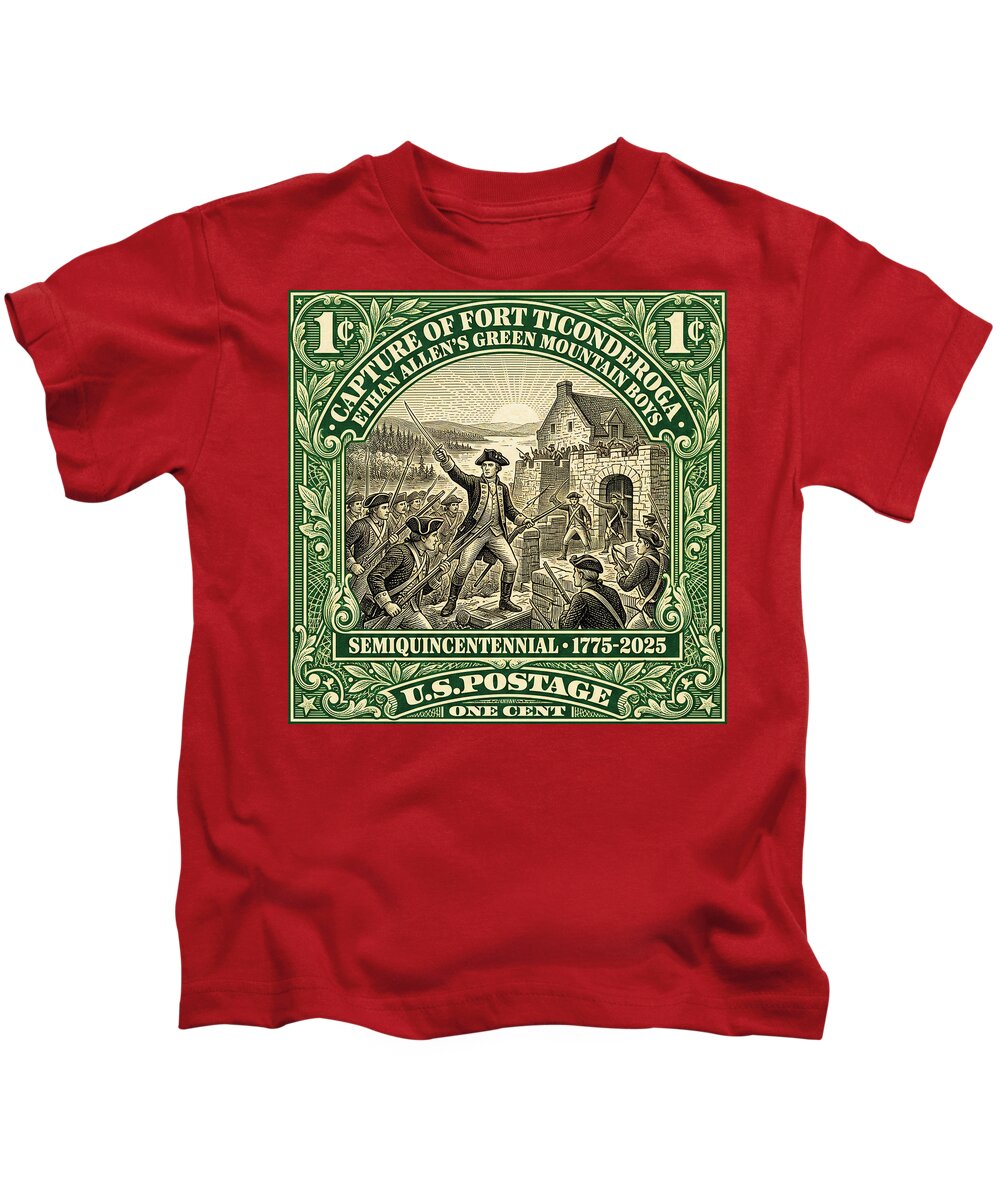 Fort Ticonderoga 1c 1 - Kids T-Shirt