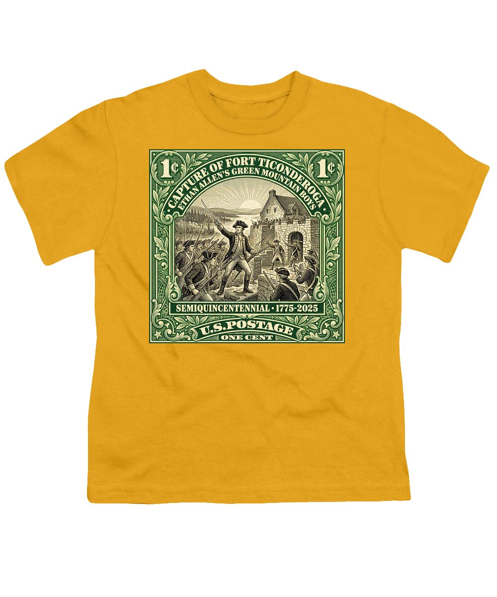 Fort Ticonderoga 1c 1 - Youth T-Shirt