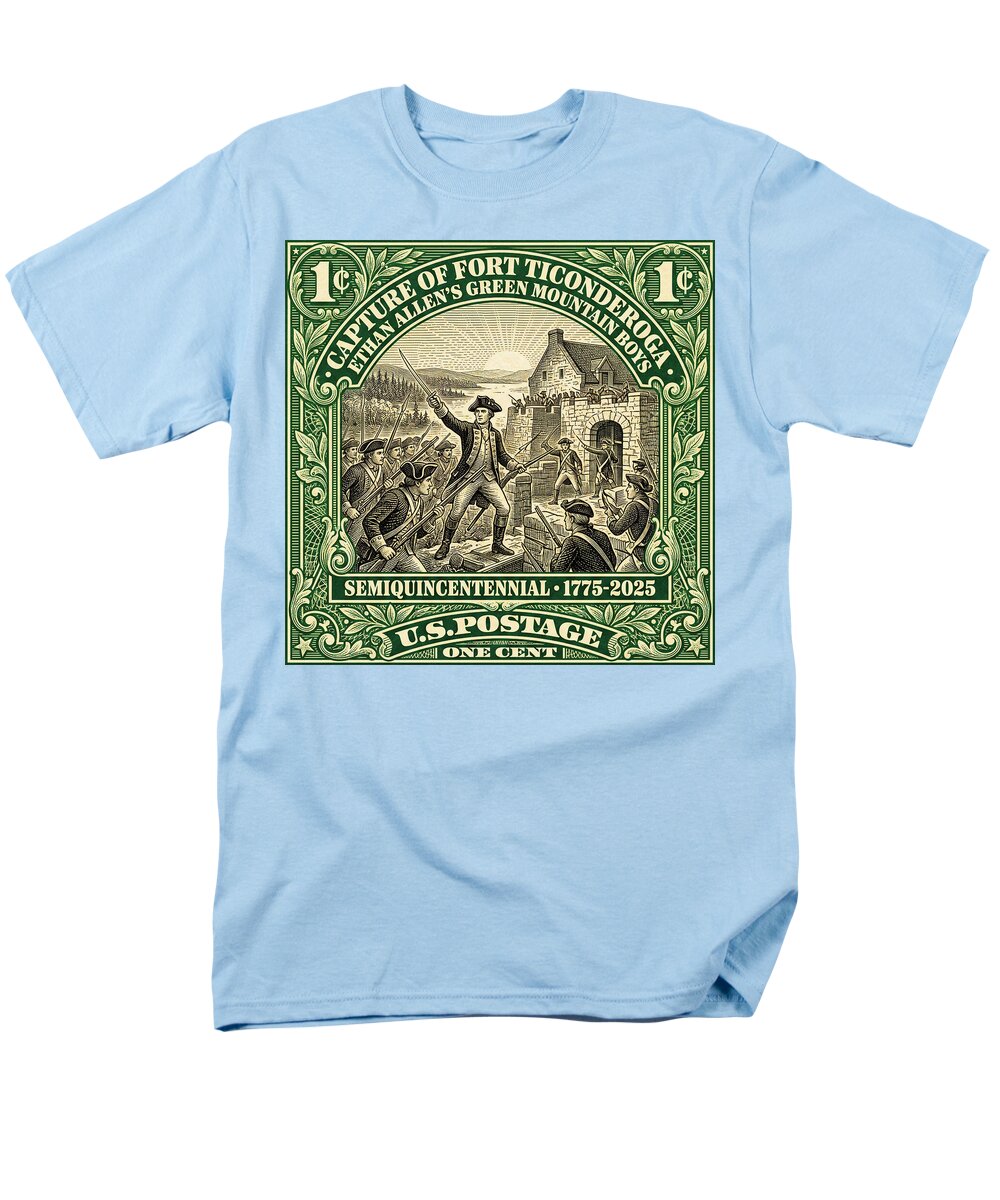 Fort Ticonderoga 1c 1 - Men's T-Shirt  (Regular Fit)