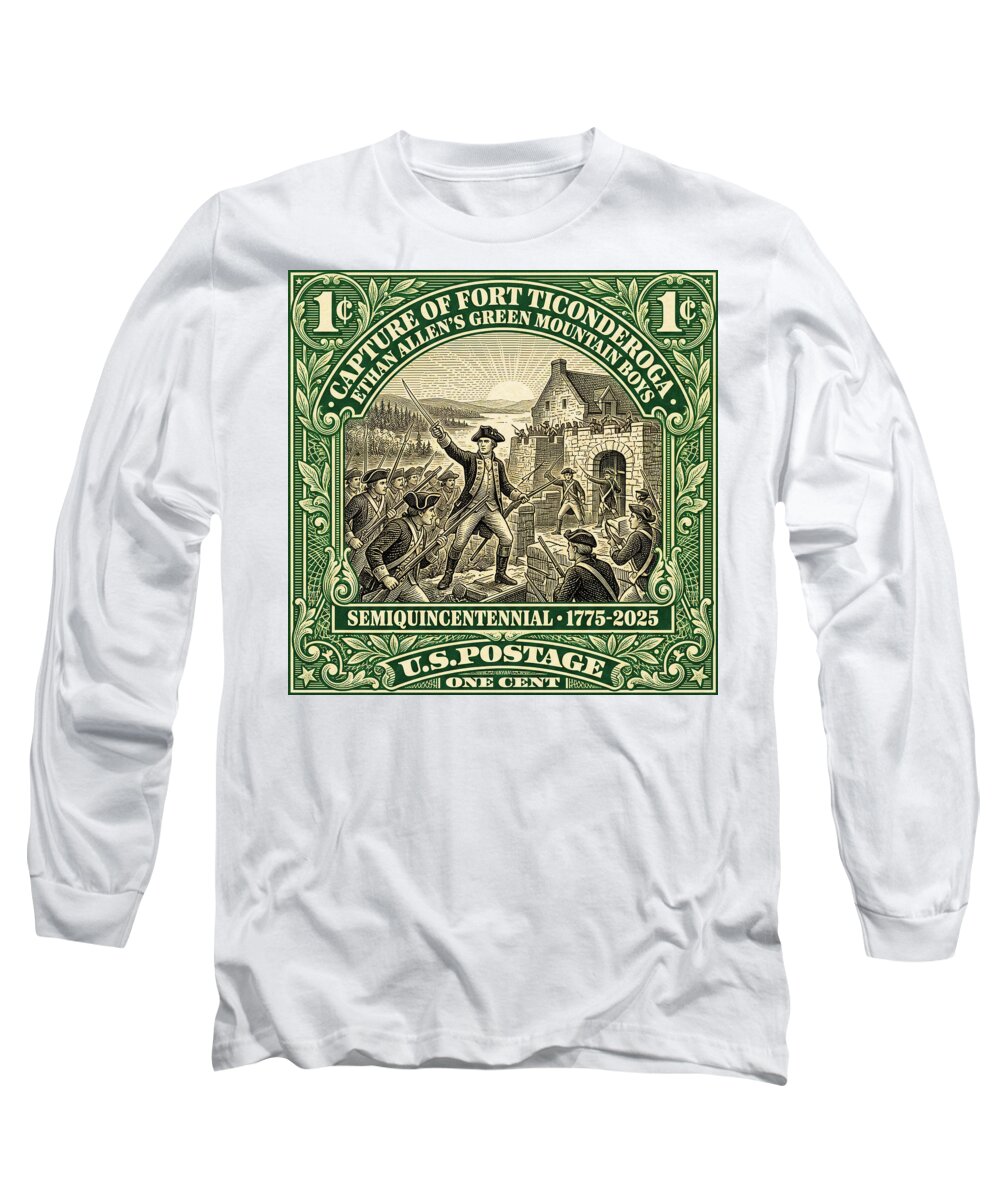 Fort Ticonderoga 1c 1 - Long Sleeve T-Shirt