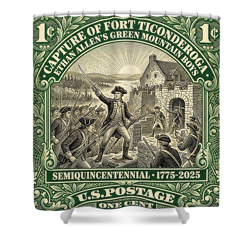 Fort Ticonderoga 1c 1 - Shower Curtain