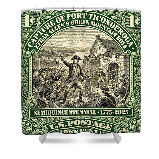 Fort Ticonderoga 1c 1 - Shower Curtain