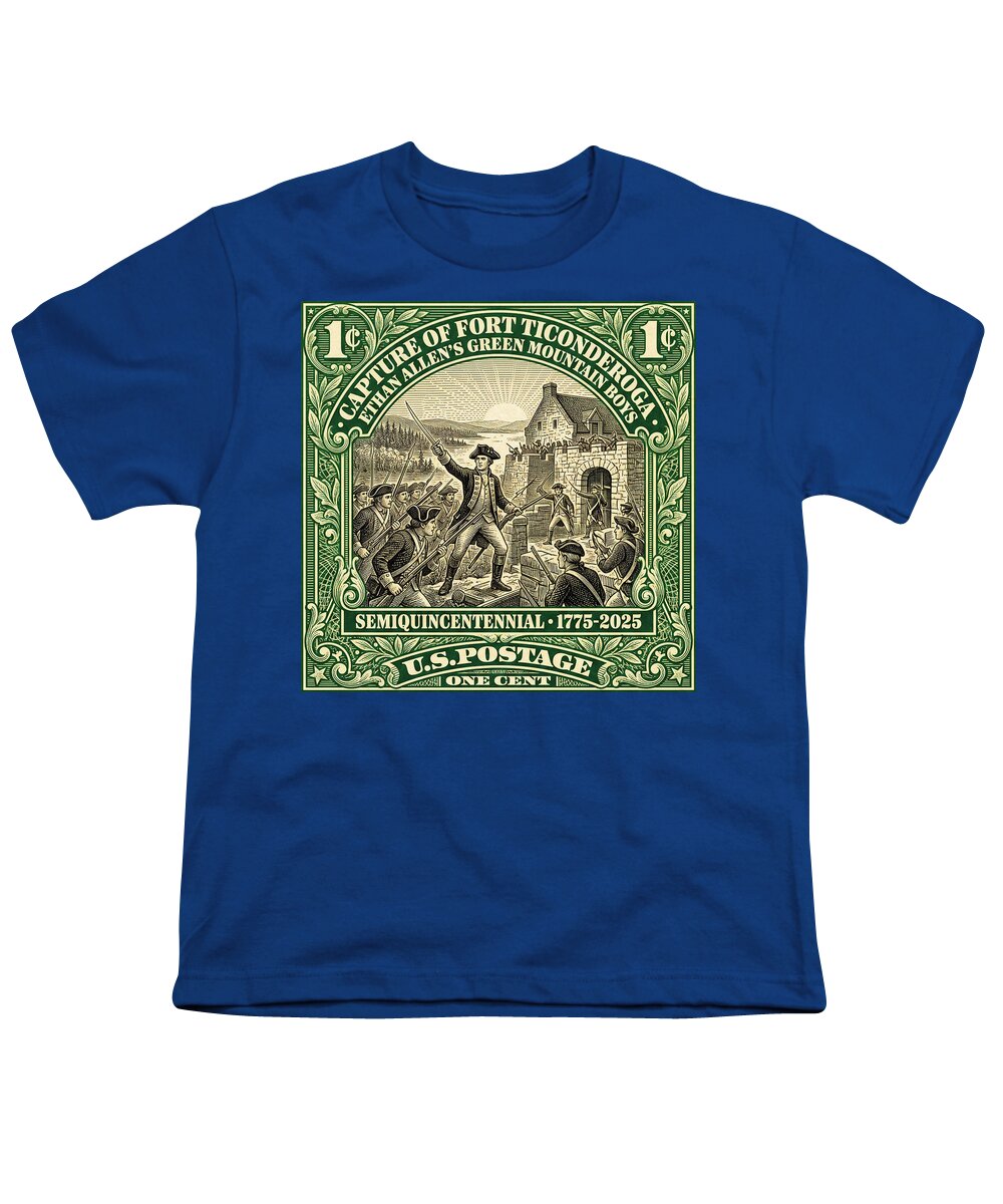 Fort Ticonderoga 1c 1 - Youth T-Shirt