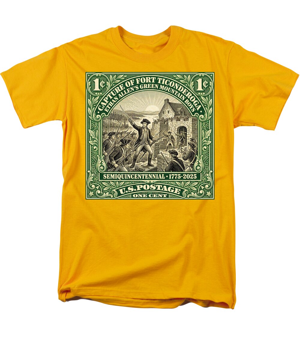 Fort Ticonderoga 1c 1 - Men's T-Shirt  (Regular Fit)