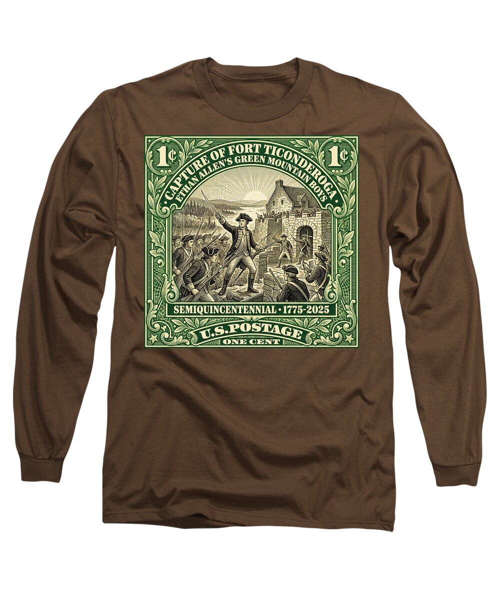 Fort Ticonderoga 1c 1 - Long Sleeve T-Shirt
